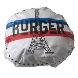 Papir za zamatanje hamburgere 390x295mm,  Tour Eiffel (100 kom/pak)