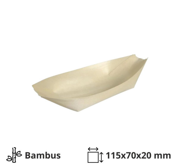 Plitica bambus M 115х70х20 mm 100 kom