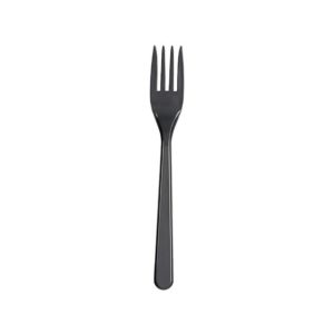 Plastična vilica PP 18,2 cm tamno siva 50 kom