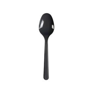 Plastična žlica PP 18,5 cm tamno siva 50 kom