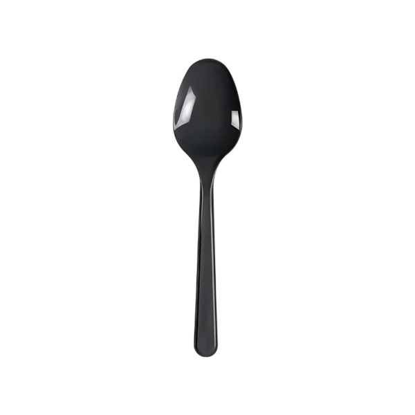 Plastična žlica PP 18,5 cm tamno siva 50 kom