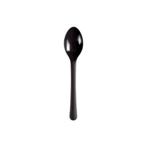 Plastična žlica PP 14 cm tamno siva 100 kom