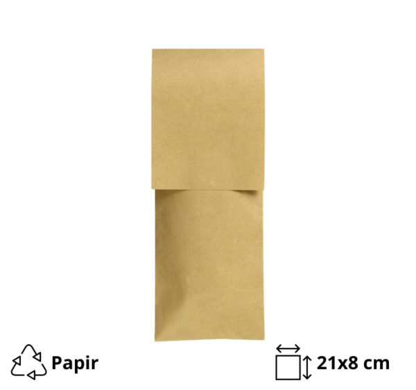 Papirnati uložak za pribor 210×80 mm kraft 100 kom