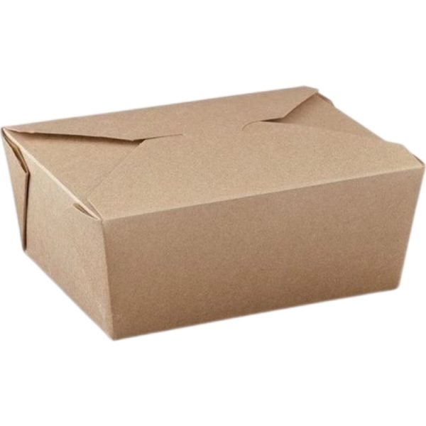 Papirnata posuda Take Away 2250 ml 220x160x65 mm kraft 50 kom