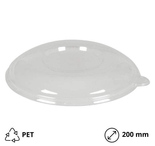 Poklopac PET d=200 mm proziran 50 kom