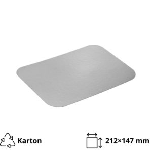 Poklopac za alu posudu 900 ml 212×147 mm 100 kom