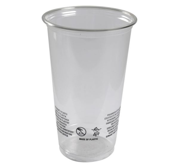 Čaša PET 500 ml d=93 mm prozirna tvrde (50 kom/pak)