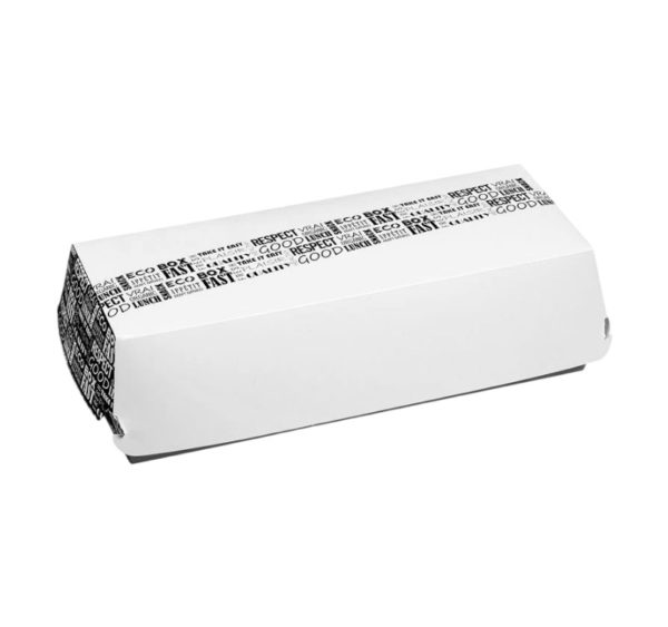 Papirnata posuda 2100 ml 260х120х70 mm Black&White 50 kom