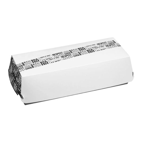 Papirnata posuda 2100 ml 260х120х70 mm Black&White 50 kom