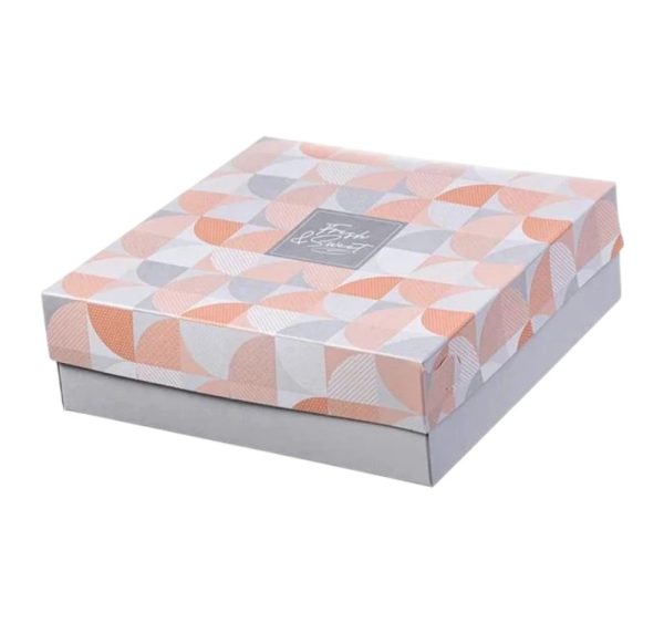 Kutija s poklopcem za desert 25x25x8 cm SWEET & FRESH [14 kom/pak]