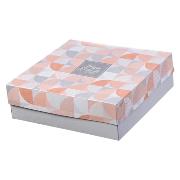 Kutija s poklopcem za desert 25x25x8 cm SWEET & FRESH [14 kom/pak]