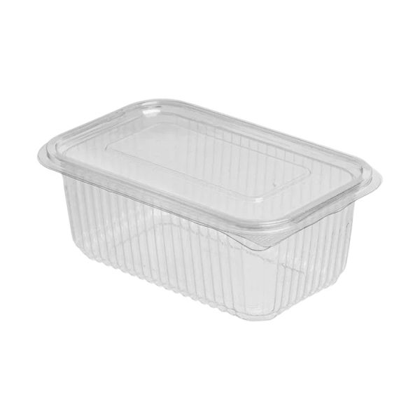 Posuda s ravnim poklopcem PET 1000 ml 172х105х68 prozirna [100 kom/pak]