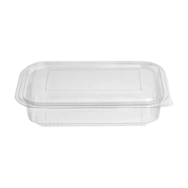 Posuda s ravnim poklopcem PET 1250 ml 212x152x45 prozirna [50 kom/pak]