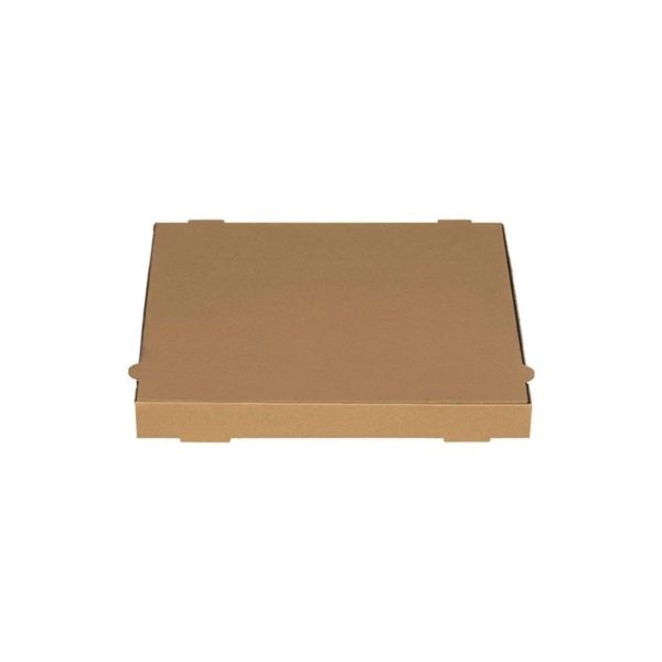 Kutija za pizzu 300х300х40 mm mikro valovit karton kraft (100 kom/pak)