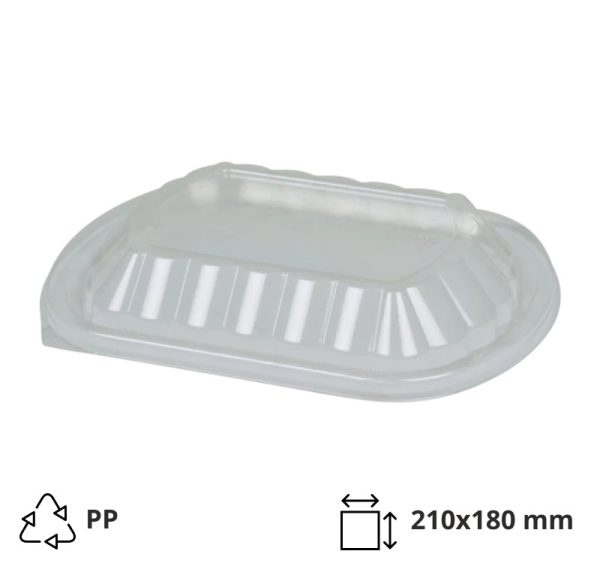 Poklopac PP 210×180 mm proziran [50 kom/pak]