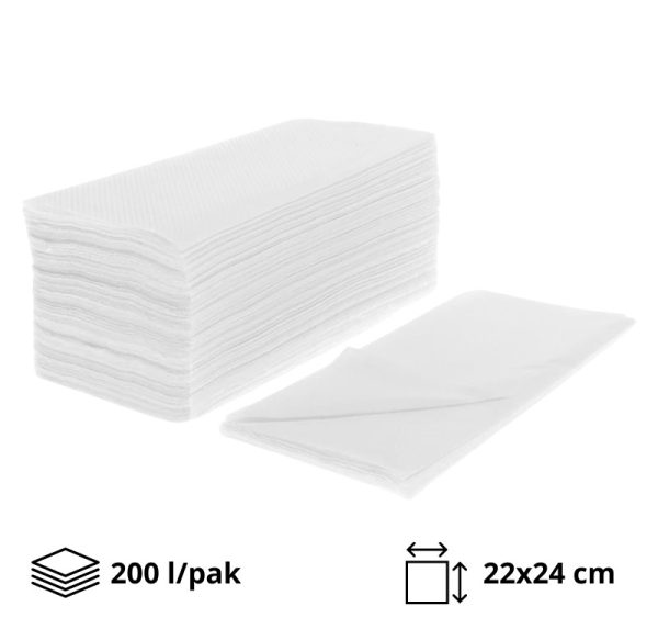 Papirnati ručnici V 2 sl 22х24 200 l/pak