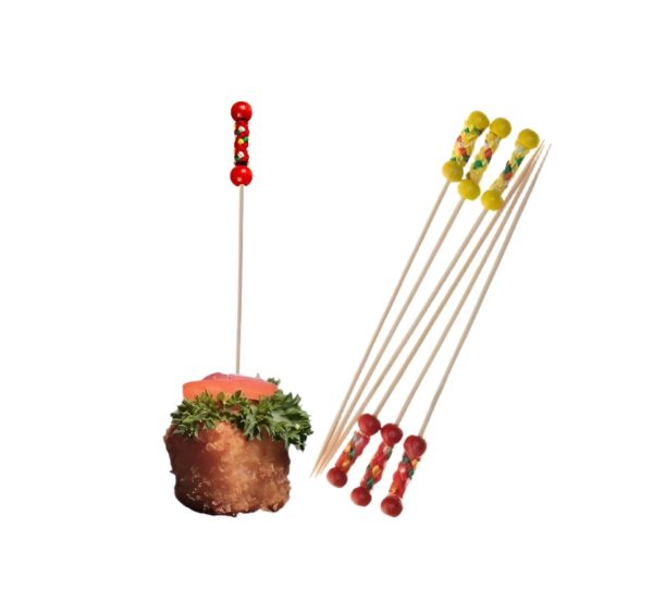 Pikalica od bambusa RIO Red 12cm 200 kom/pak