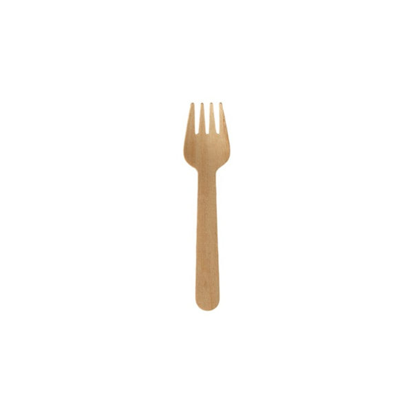 Mini vilica od bambusa BAMBUS SNACK 9,5cm 100 kom