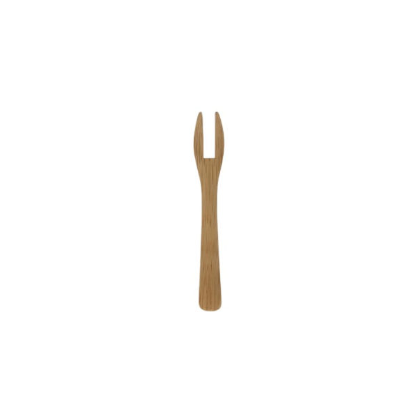 Mini vilica od bambusa TWIN 9 cm 50 kom (20 pack)