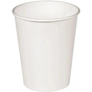 Čaša papirnata 300 (340) ml d=90 mm 1-slojna bijela SUP (50 kom/pak)