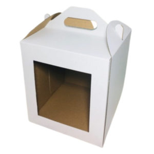 Kutija za tortu s prozorom 300х300х320 mm bijela