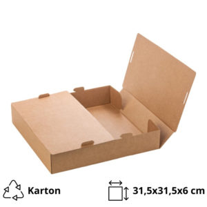 Kutija visoka za pitu 315х315х60 mm valovit karton [5 kom/pak]