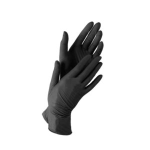 Nitrilne rukavice 100 kom/pak crna S
