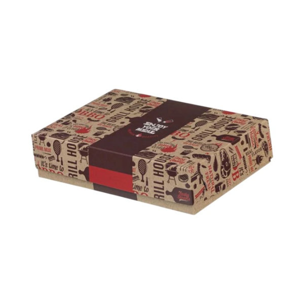 Papirnata posuda ENJOY GRILL, BBQ Aluminium 250x175x60 mm [4 kom/pak]