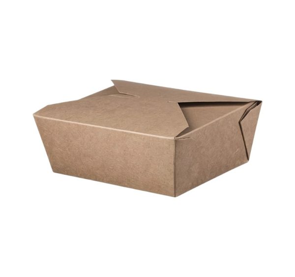 Papirnata posuda 1400 ml 150x120x63 mm kraft 50 kom