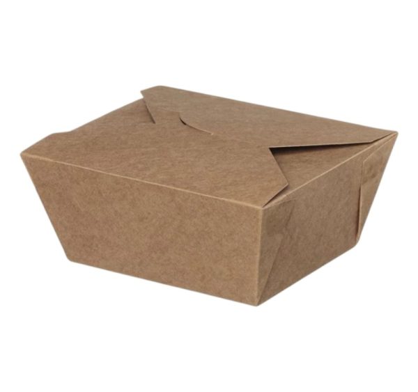 Papirnata posuda 3000 ml 195х140х90 mm kraft 50 kom