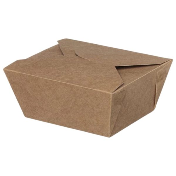 Papirnata posuda 3000 ml 195х140х90 mm kraft 50 kom