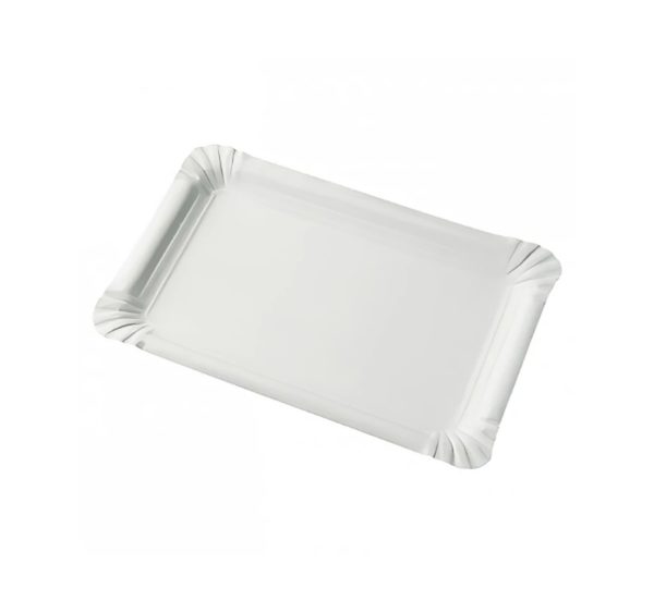 Papirnati tanjur 100х160 mm bel [250 kom/pak]