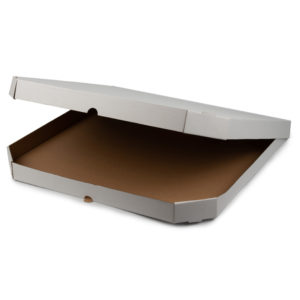 Kutija za pizzu 500×500х40 mm bel/kraft (50 kom/pak)