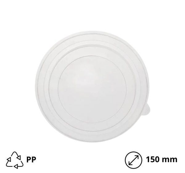 Poklopac PP za papirnatu posudu 500-750 ml d=150 mm 50 kom