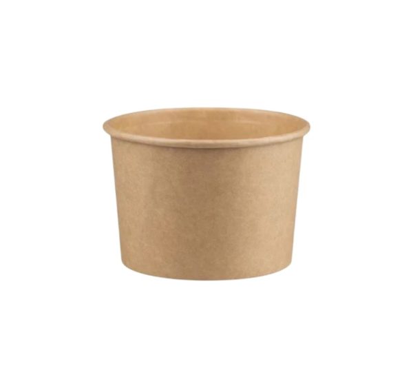 Papirnata posuda 500 ml d=115 mm h=78 mm, kraft, bez poklopca 50 kom