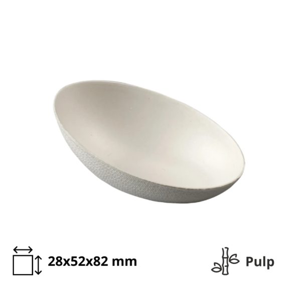 Finger food posodica Ovalni Pulp 28x52x82 mm 50 kom