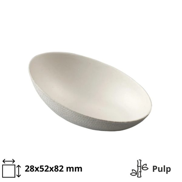 Finger food posodica Ovalni Pulp 28x52x82 mm 50 kom