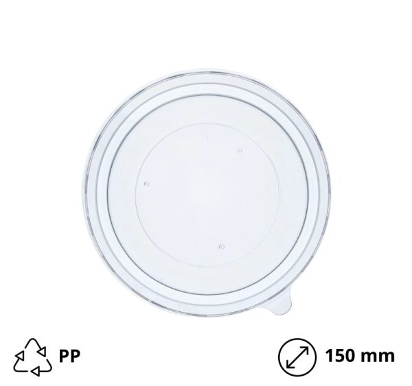 Poklopac rPET za posudu 750 ml d=150 mm 50 kom
