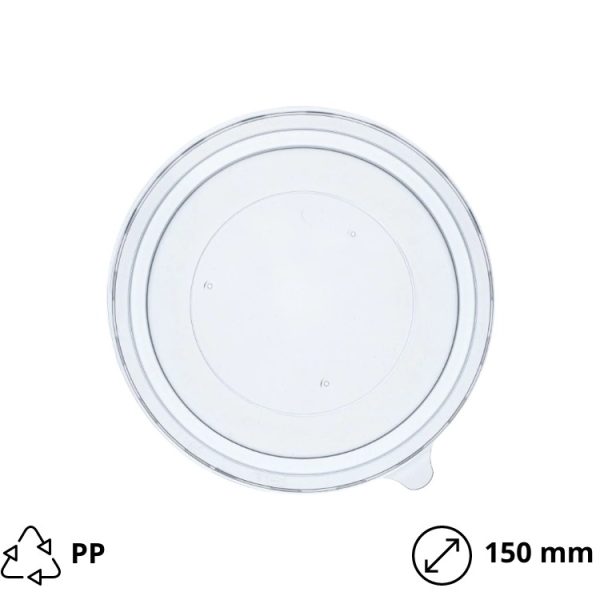Poklopac rPET za posudu 750 ml d=150 mm 50 kom