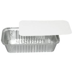 Alu posuda za poklopcem 900 ml 212x147x48 mm, komplet, 100 kom