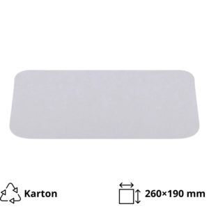 Poklopac za alu posudu 1950 ml 260×190 mm 100 kom