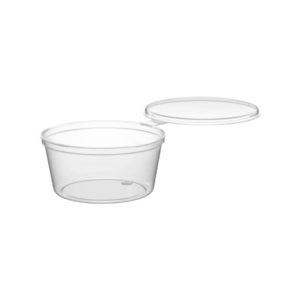 Posuda za umake sa poklopcem 180 ml PP d=100 mm 50 kom