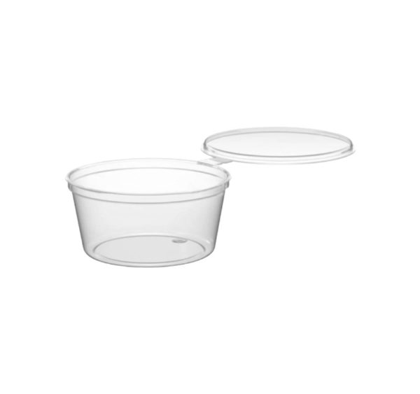 Posuda za umake sa poklopcem 180 ml PP d=100 mm 50 kom