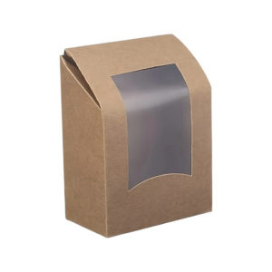 Posuda za wrap/tortilje s folijom 90x50x120 mm kraft 50 kom