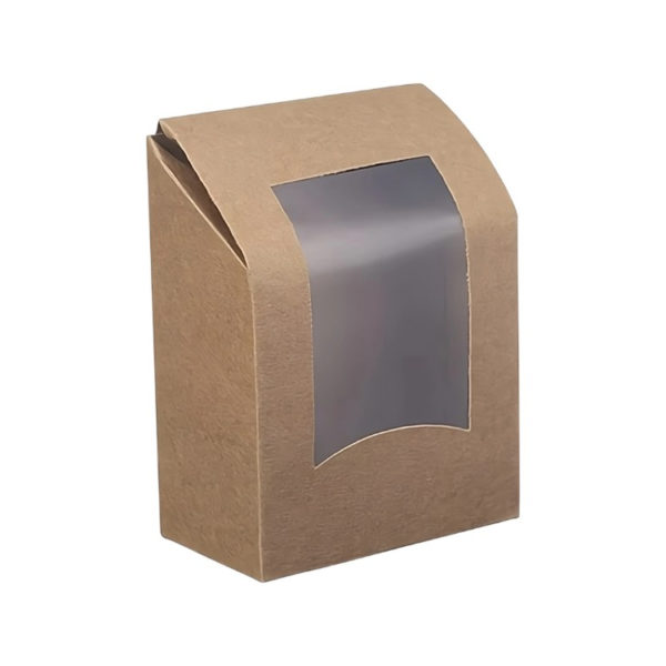 Posuda za wrap/tortilje s folijom 90x50x120 mm kraft 50 kom