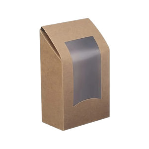 Posuda za wrap/tortilje s folijom 94x53x150 mm kraft 50 kom