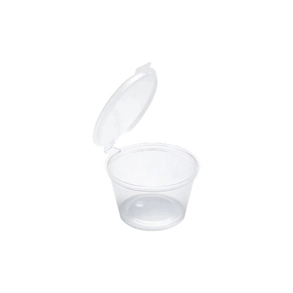 Posuda za umake sa poklopcem PP 50 (60) ml d=63 mm 50 kom