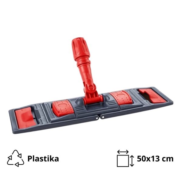 Držač mopa 50х13 cm džep/krilo od plastika (NPK196)