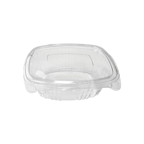 Posuda s ravnim poklopcem rPET 375 ml prozirna [100 kom/pak]