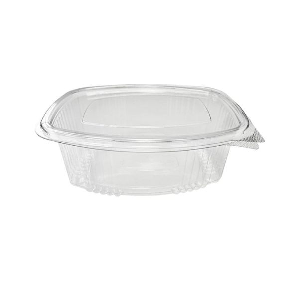 Posuda s ravnim poklopcem rPET 500 ml prozirna [100 kom/pak]